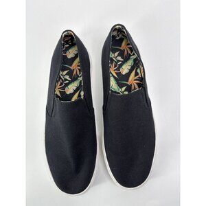 Vionic Groove Slip-On Canvas Sneaker Arch Support Black Size 9